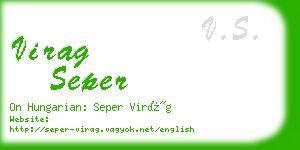 virag seper business card